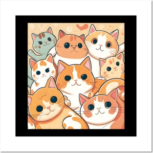 I Need All These Cats Cat Owner Cats - Funny Cats Posters and Art